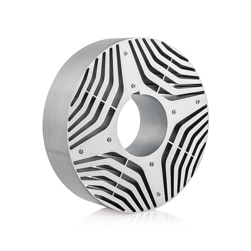 Industriell drivmotorstator och rotorkärnor