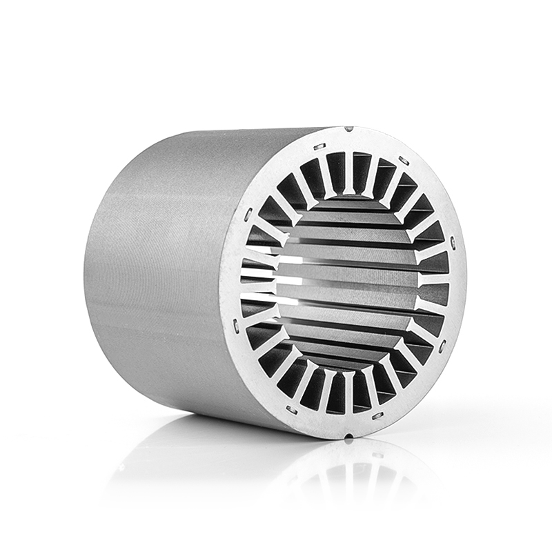 Industriell drivmotorstator och rotorkärna