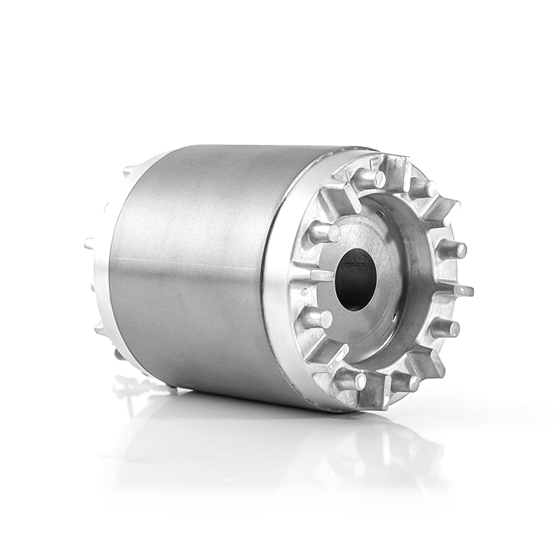 Industriell drivmotorstator och rotorkärna