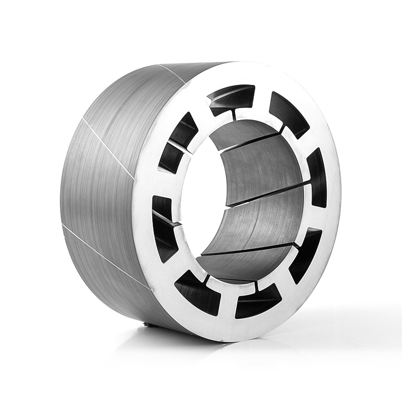 Industriell drivmotorstator och rotorkärna