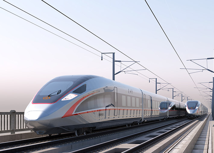 Järnvägstransitmotorstator och rotorkärna