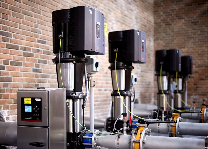 Vattenpumpmotorstator och rotorkärna