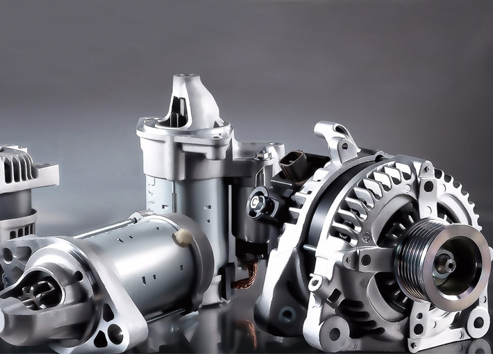 Fordon liten motorstator och rotorkärna